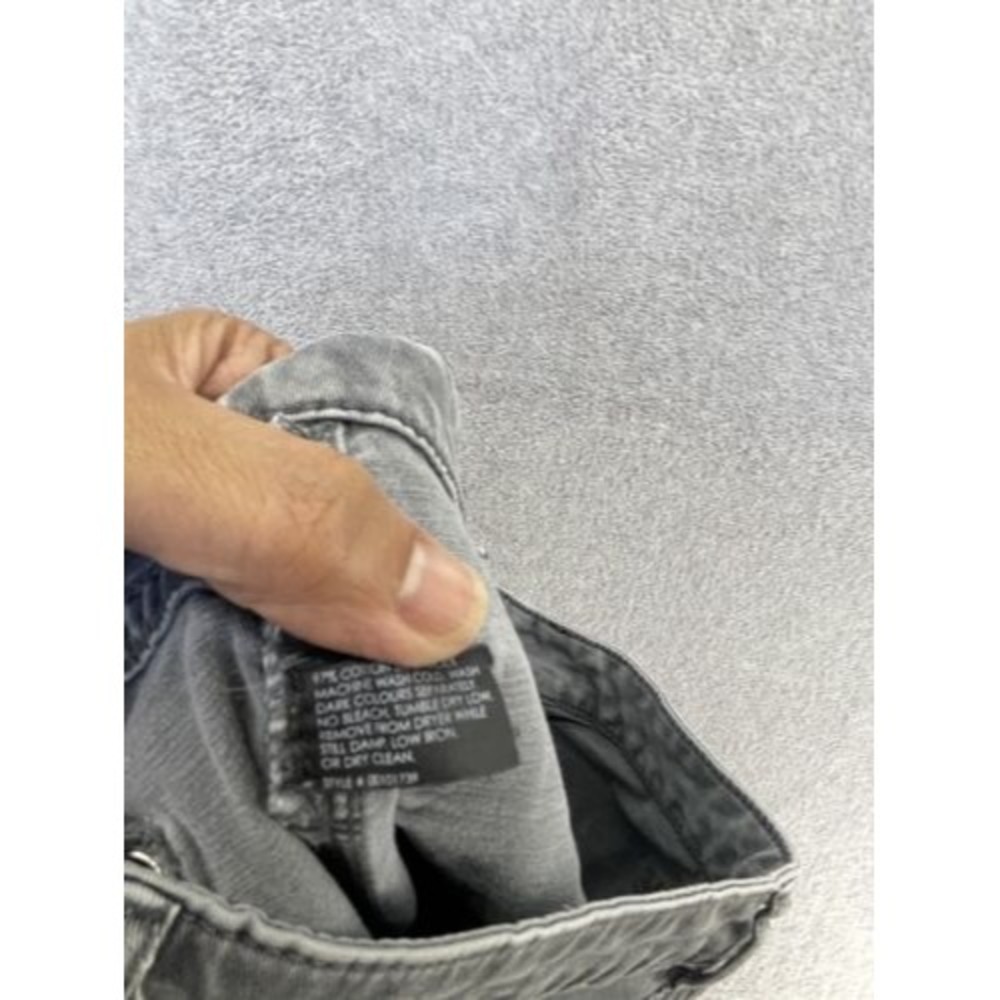 Club Monaco Women's Gray Denim Jeans Size 10 Cotton Blend Slim - Picture 3 of 12
